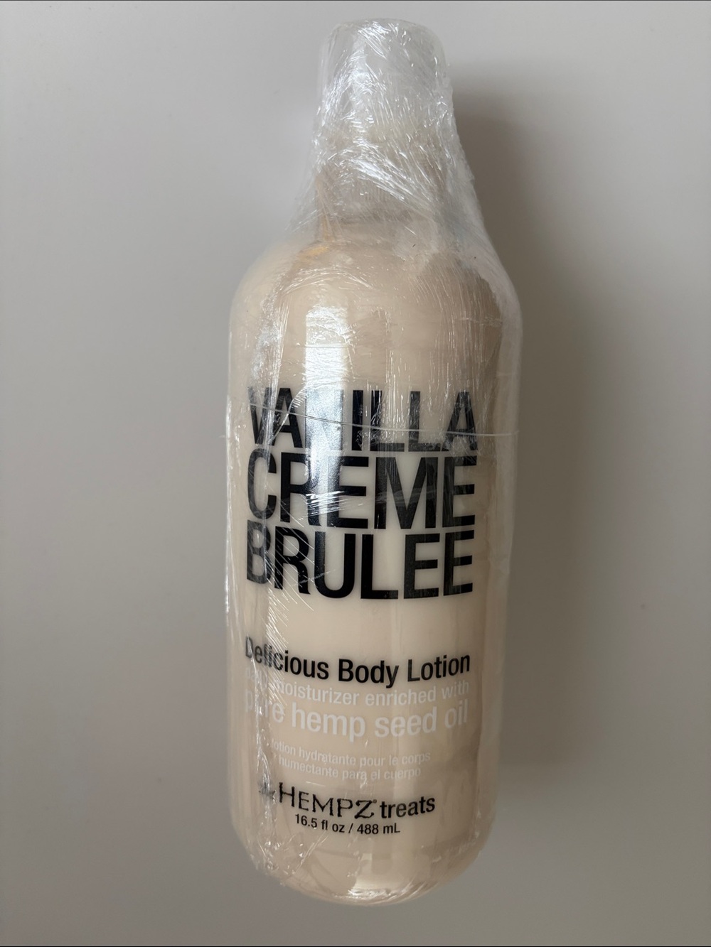 Hempz Treats Vanilla Creme Brulee Body Lotion BROKEN PUMP! Otherwise NEW